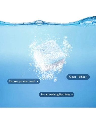 Limpiador Desincrustante NATRUTH 30 Tabletas para Lavadoras