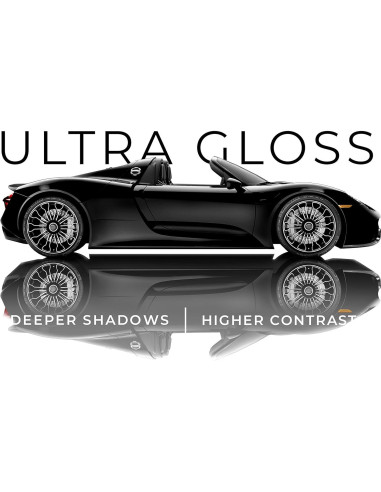 Vinilo Envoltura Ultra Gloss VViViD 30.48cm x 152.4cm Negro Brillante