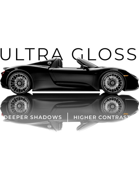 Vinilo Envoltura Ultra Gloss VViViD 30.48cm x 152.4cm Negro Brillante