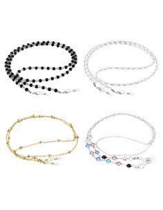 Cadenas para Gafas ONESING 4 Pcs Coloridas y Elegantes