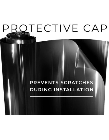 Vinilo Envoltura Ultra Gloss VViViD 30.48cm x 152.4cm Negro Brillante