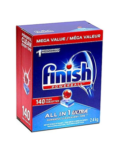 Finish Powerball Detergente para Lavavajillas 2.4 KG - 140 Tabs