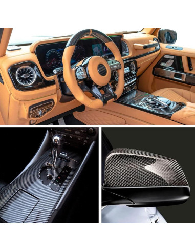 Vinilo de Fibra de Carbono 6D Lypumso 0.3m x 3m con Herramientas