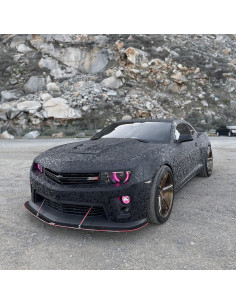 Vinilo de Carbono Forjado VViViD 30.48cm x 152.4cm Negro 2