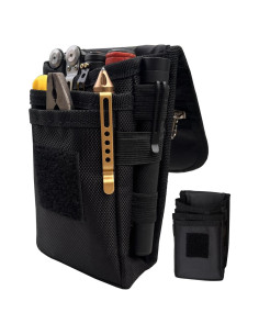 Funda Táctica de Herramientas Maezar en Nylon Negro 19.8x11.9cm