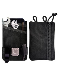 Estuche EDC HXOUSE Negro Mini Organizador 4 Bolsillos