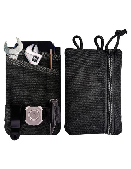 Estuche EDC HXOUSE Negro Mini Organizador 4 Bolsillos