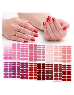 Calcomanías de Esmalte de Uñas SILPECWEE - 16 Hojas + Lima