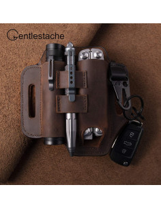Funda de Cinturón Multiherramienta Gentlestache de Cuero EDC 2