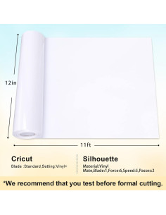 Vinilo Adhesivo Permanente XSEINO Blanco 27.94x2.54cm 11ft 2