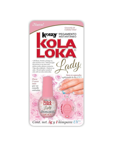 Kola Loka Lady Kit Adhesivo UV 5g para Uñas Artificiales