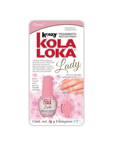 Kola Loka Lady Kit Adhesivo UV 5g para Uñas Artificiales