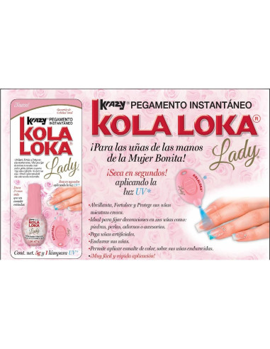 Kola Loka Lady Kit Adhesivo UV 5g para Uñas Artificiales