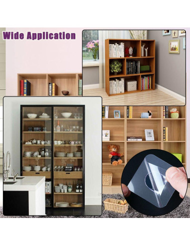 20 Soportes Adhesivos de Estante LonlyEagle - Alta Resistencia