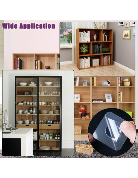 20 Soportes Adhesivos de Estante LonlyEagle - Alta Resistencia