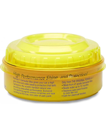 Cera de Carnauba Formula 1 340g - Pulidor Brillo Alto para Autos
