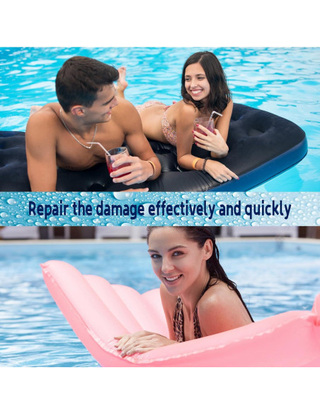 Kit de Parche Autoadhesivo 10Leccion para Inflables 12 Pcs