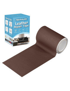 Cinta de Reparación de Cuero Nexkayee 7.62x154.94cm Marrón Oscuro