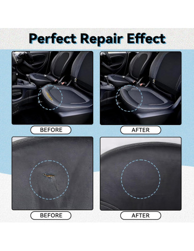 Cinta de Reparación de Cuero Nexkayee 7.62x154.94cm Marrón Oscuro