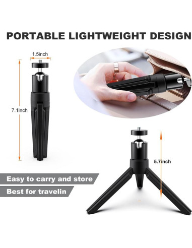 Trípode Mini Didbynm para Proyector y Cámara 0.14 kg