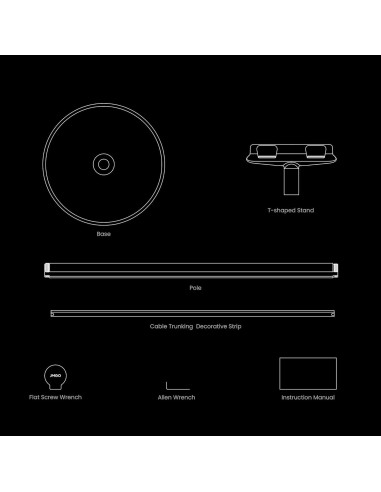 Soporte de Piso Ajustable para Proyector JMGO N1S Pro Ultra