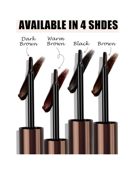 Cilrofelr Gel Tinte para Cejas Peel Off Marrón 2 Paquetes Cilrofelr Gel Tinte para Cejas Peel Off Marrón 2 Paquetes