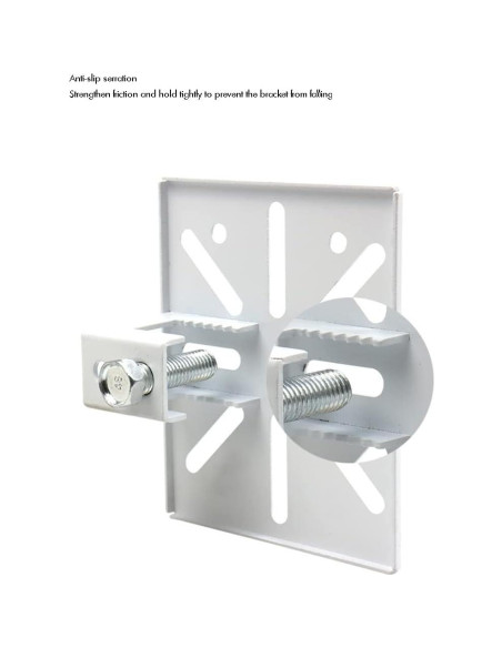 Soporte de Montaje en Pared FINXROLL para Proyector y CCTV 11.1x9.1cm