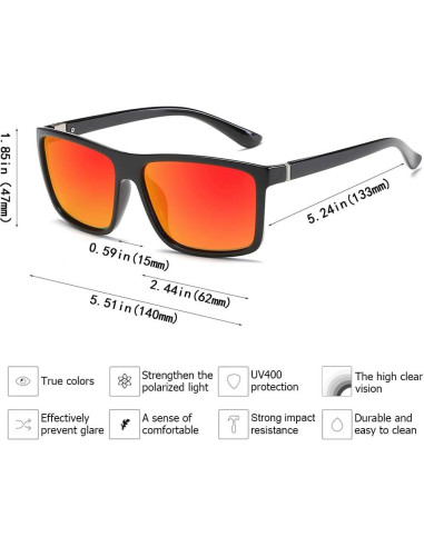 Gafas de Sol Polarizadas TAC para Hombres - UV400