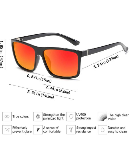 Gafas de Sol Polarizadas TAC para Hombres - UV400