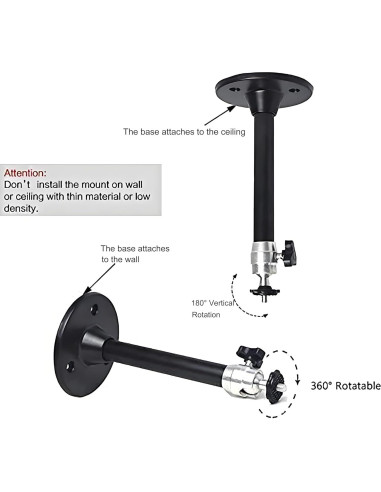 Soporte de Proyector Mini 2-Be-Best Ajustable 20 cm Negro