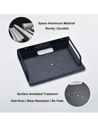 Estante Flotante HNVNER para Router y Proyector 28.5x20.5cm