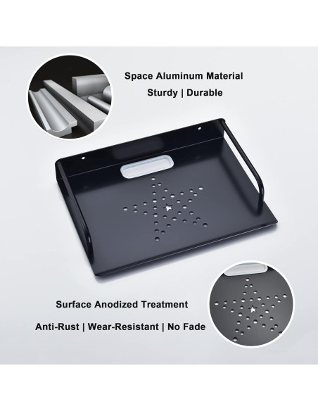 Estante Flotante HNVNER para Router y Proyector 28.5x20.5cm