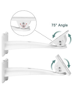 Soporte de Pared para Proyector 2-Be-Best Blanco 24 cm 2