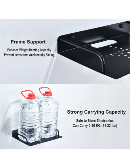 Estante Flotante HNVNER para Router y Proyector 28.5x20.5cm