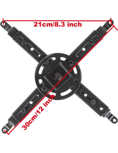 Soporte de Techo para Proyector VideoSecu PJ1B Inclinable 10 kg