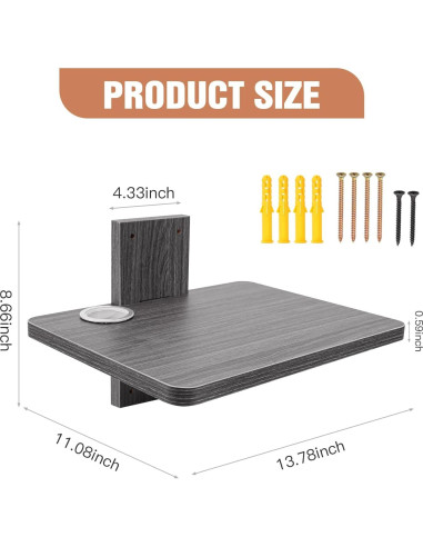 Estante Flotante BiJun para Proyector y Consolas 11kg