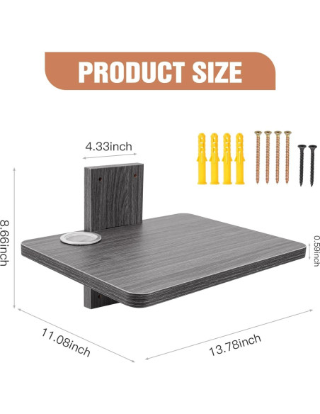 Estante Flotante BiJun para Proyector y Consolas 11kg