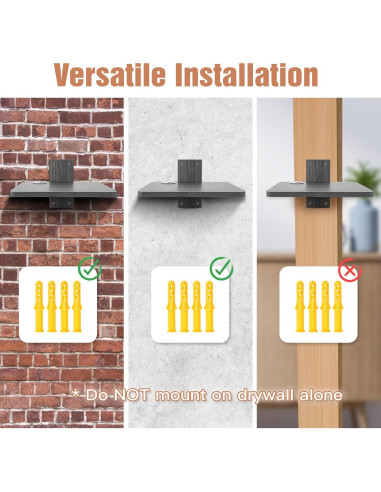 Estante Flotante BiJun para Proyector y Consolas 11kg