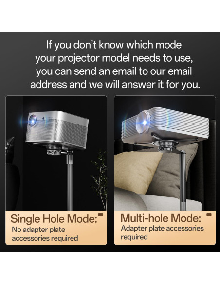 Placa Adaptadora Proyector Perfectisan Aluminio Múltiples Agujeros