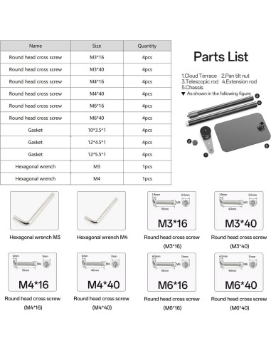 Placa Adaptadora Proyector Perfectisan Aluminio Múltiples Agujeros