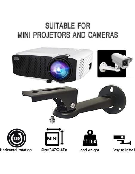 Soporte de Pared Ajustable 2-Be-Best para Proyector 20 cm 3.6 kg