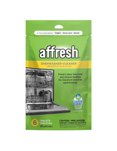 Limpiador de Lavavajillas Affresh W10282479 - 6 Tabletas