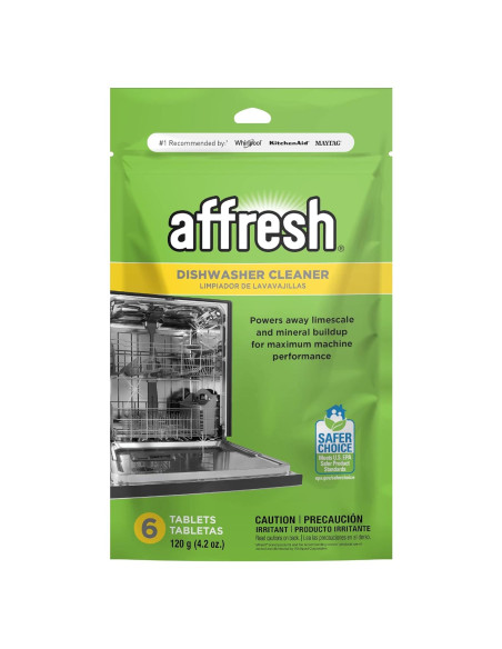 Limpiador de Lavavajillas Affresh W10282479 - 6 Tabletas