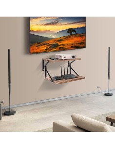 Estante Flotante BEARUT para Proyector y Router 16x11 cm 2