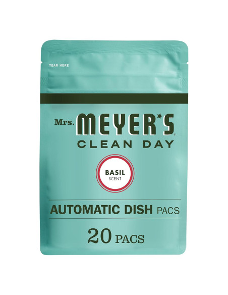 Paquetes de Lavavajillas Automáticos Mrs. Meyer's 360g Albahaca