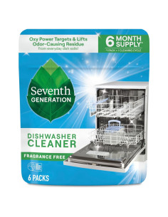 Paquetes de limpieza para lavavajillas Seventh Generation 6 unidades