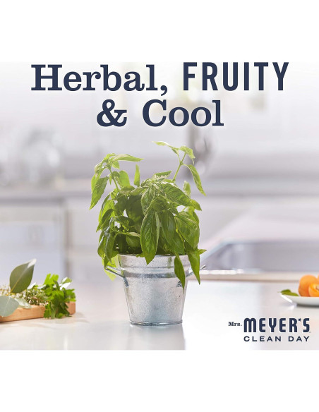 Paquetes de Lavavajillas Automáticos Mrs. Meyer's 360g Albahaca