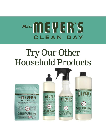 Paquetes de Lavavajillas Automáticos Mrs. Meyer's 360g Albahaca