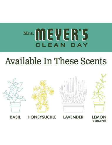 Paquetes de Lavavajillas Automáticos Mrs. Meyer's 360g Albahaca