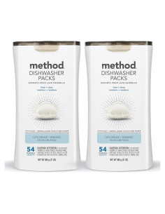 Detergente para Lavavajillas Method Sin Fragancia 10843536106078 1080g